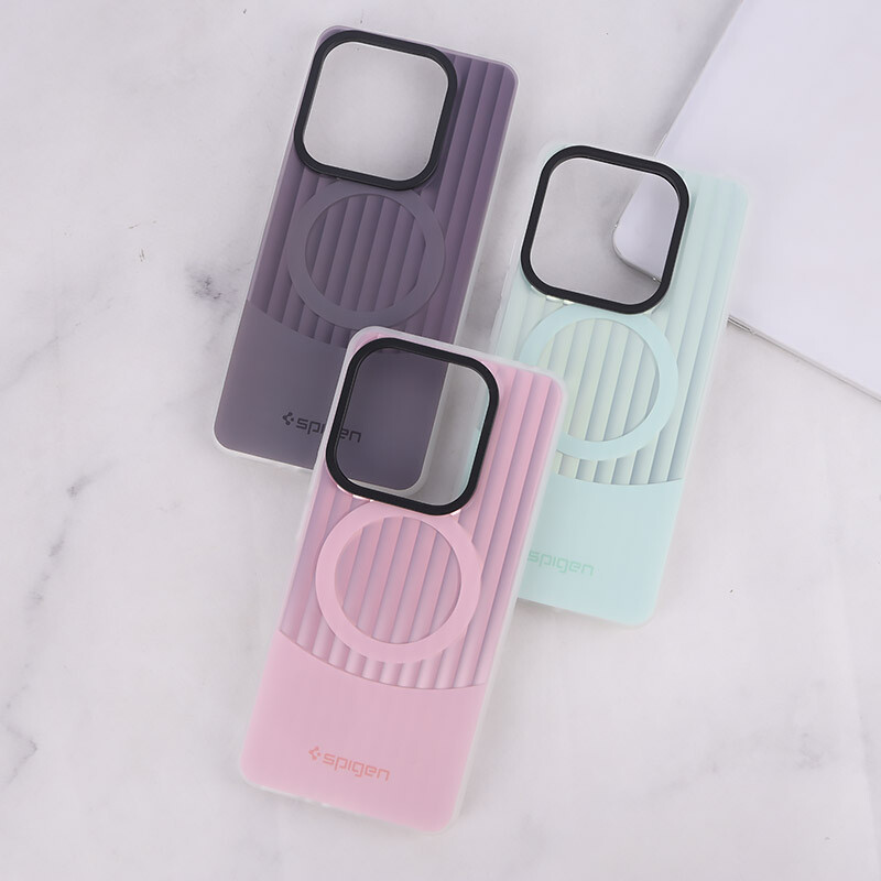 قاب Spigen 3D شیائومی Redmi Note 14 5G کرکره ای طرح مگ سیف
