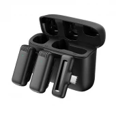 میکروفون یقه ای بی سیم J13 + تبدیل Type-C to Lightning