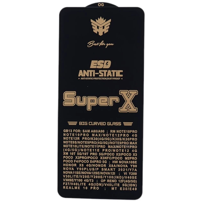 گلس Super X آنتی استاتیک OG شیائومی Redmi Note 12 Pro 4G