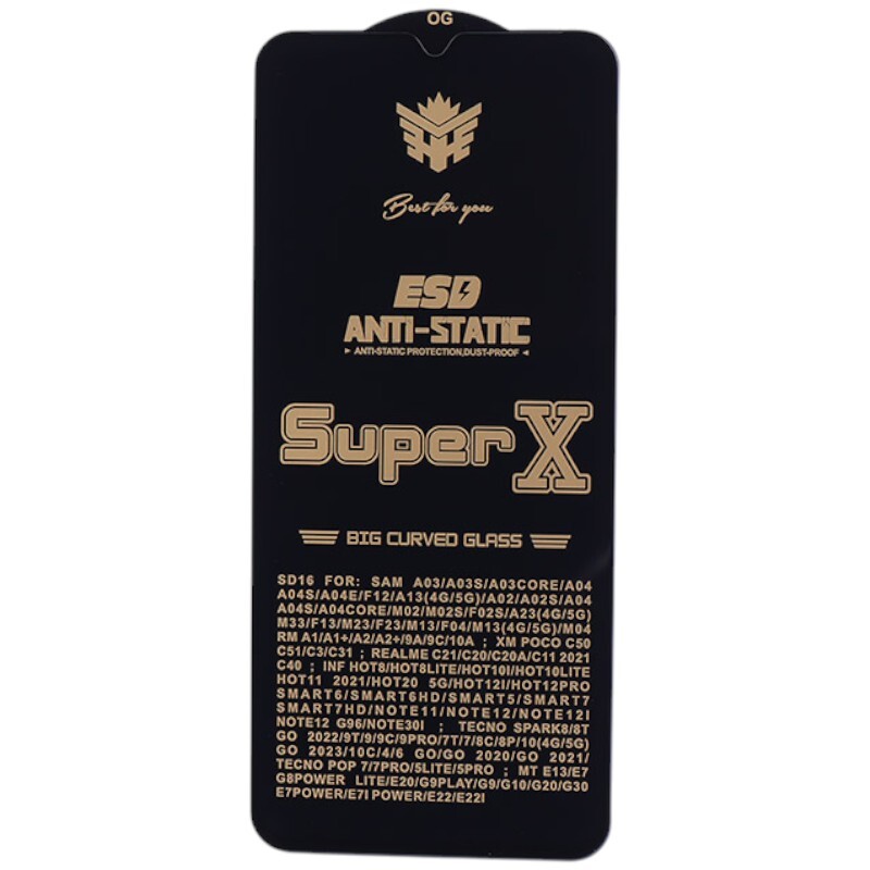 گلس Super X آنتی استاتیک OG شیائومی Redmi 9A / 9C
