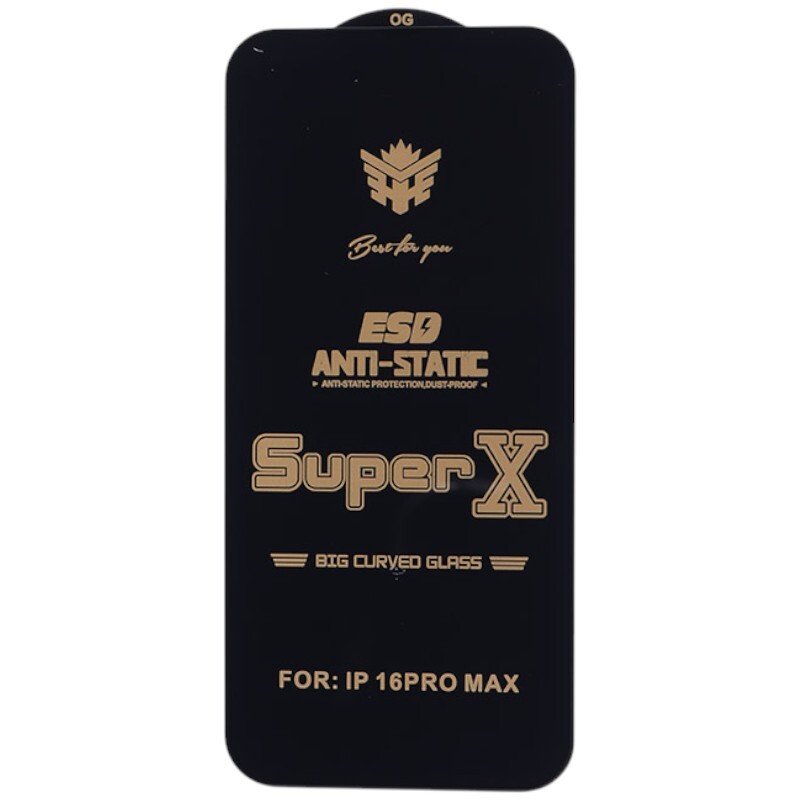 گلس Super X آنتی استاتیک OG آیفون iPhone 16 Pro Max