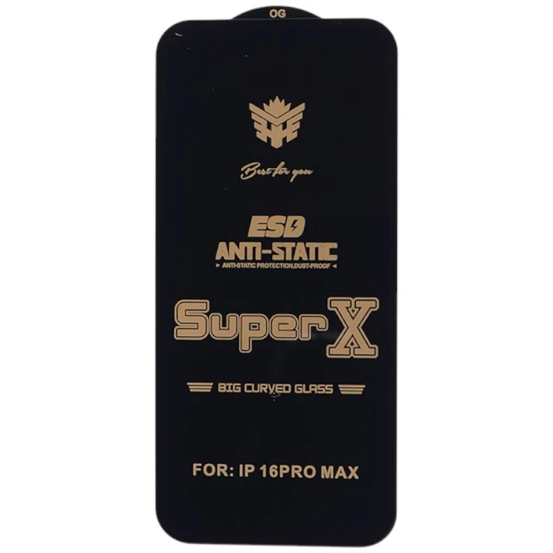 گلس Super X آنتی استاتیک OG آیفون iPhone 16 Pro Max