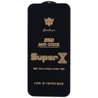 گلس Super X آنتی استاتیک OG آیفون iPhone 16 Pro Max