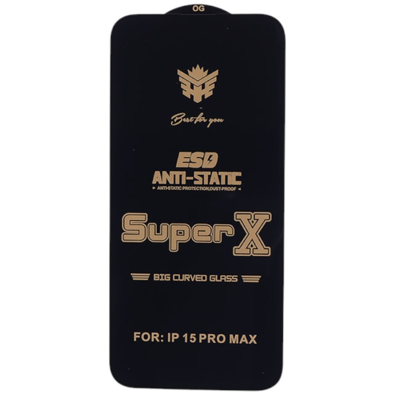 گلس Super X آنتی استاتیک OG آیفون iPhone 15 Pro Max