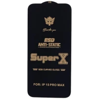 گلس Super X آنتی استاتیک OG آیفون iPhone 15 Pro Max