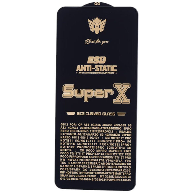 گلس Super X آنتی استاتیک OG شیائومی Redmi Note 13 4G