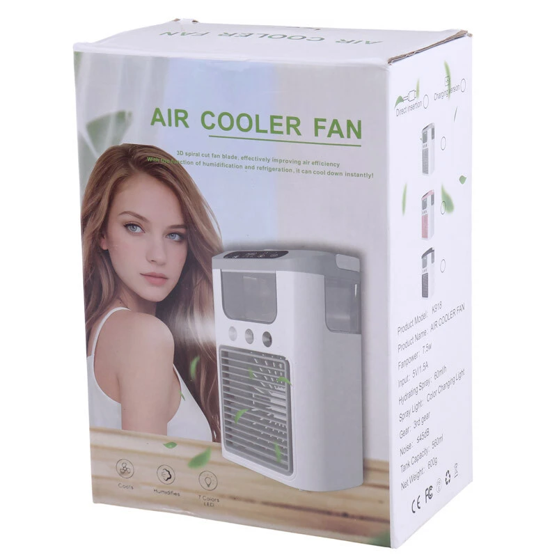 پنکه رومیزی شارژی رطوبت ساز Air Cooler Fan K918