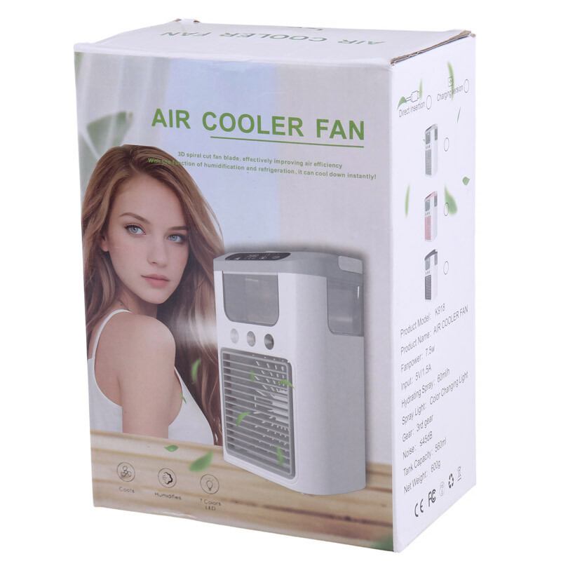 پنکه رومیزی شارژی رطوبت ساز Air Cooler Fan K918