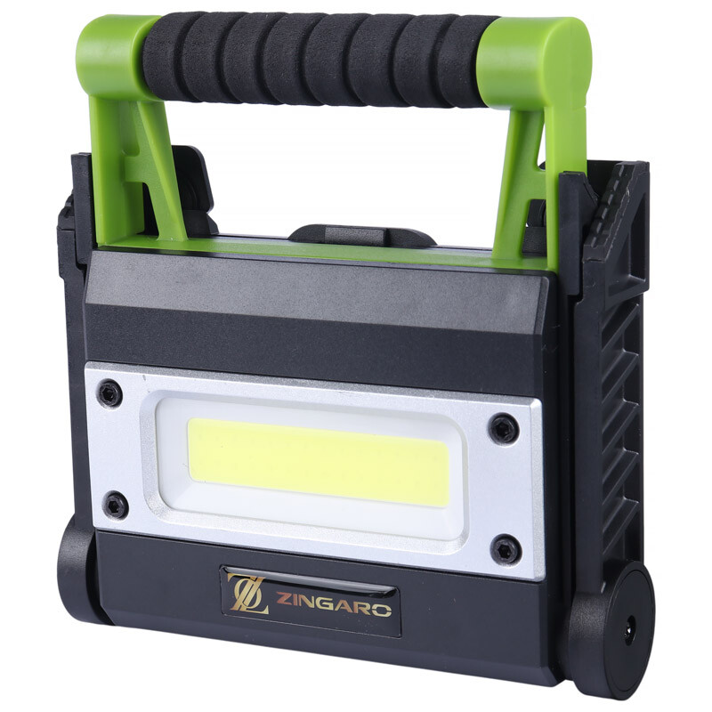 پروژکتور سیار شارژی و پاور بانک Zingaro COB 12W