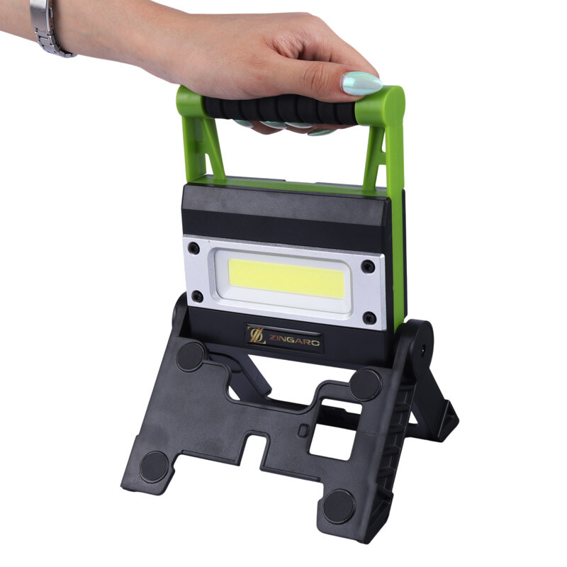 پروژکتور سیار شارژی و پاور بانک Zingaro COB 12W