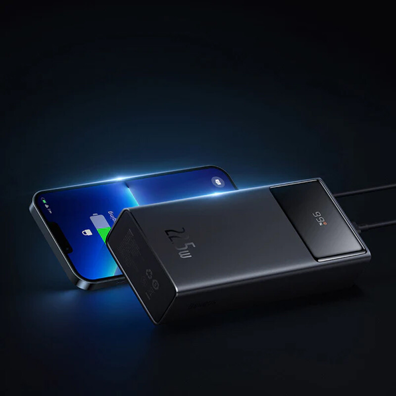 پاور بانک فست شارژ باسئوس&nbsp;Star-Lord PPXJ08010 PD 22.5W ظرفیت 30000 میلی آمپر ساعت