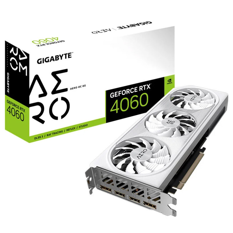کارت گرافیک Gigabyte GeForce RTX 4060 AERO OC 8GB GDDR6 128Bit