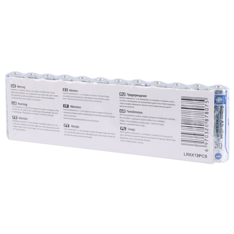 پک 2+10 باتری قلمی Gigacell Super Alkaline LR6 1.5V AA شرینک