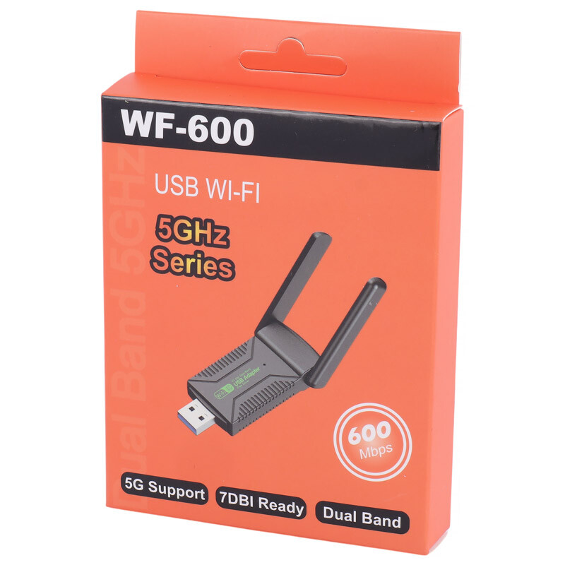 کارت شبکه بی سیم آنتن دار WF-600 600Mbps