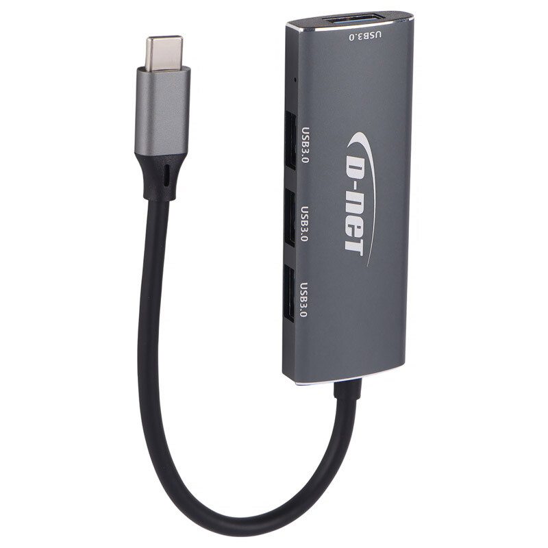 هاب 4 پورت Type-C دی نت DT-430