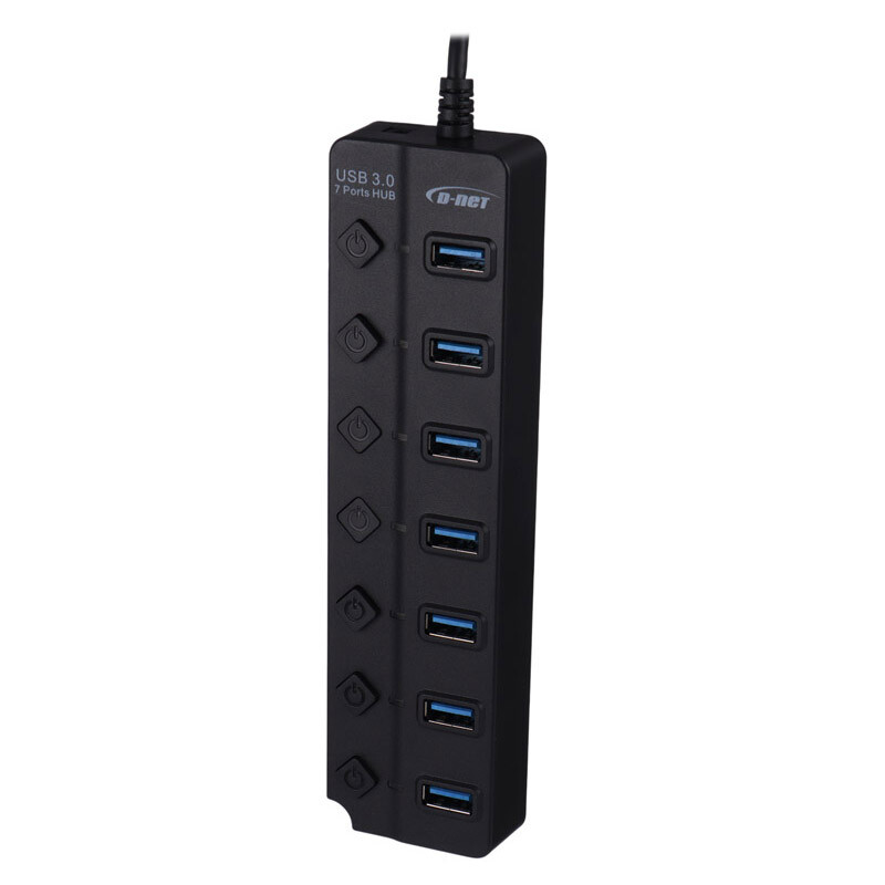 هاب 7 پورت USB 3.0 دی نت DT-480