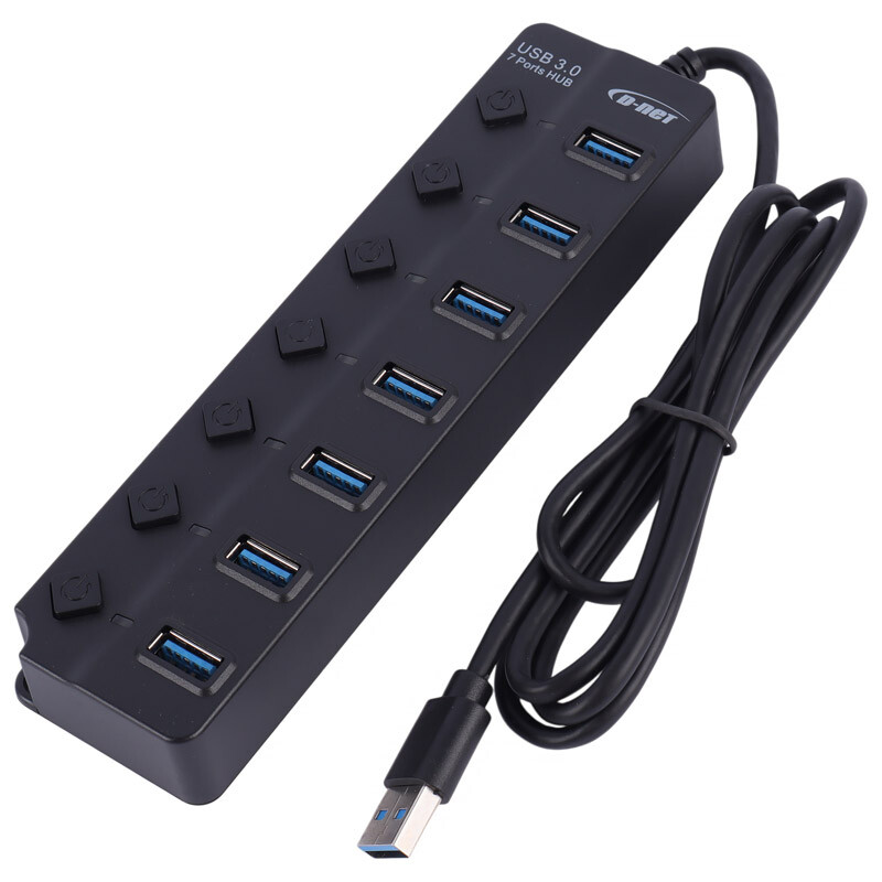 هاب 7 پورت USB 3.0 دی نت DT-480