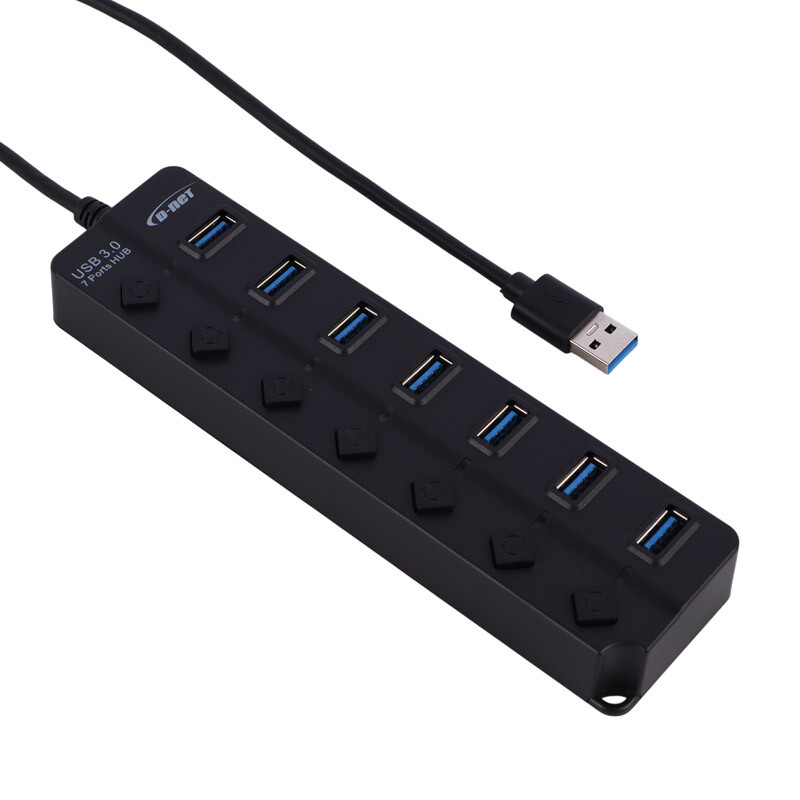هاب 7 پورت USB 3.0 دی نت DT-480