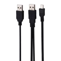 کابل مینی یو اس بی دی نت 2in1 طول 82 سانتی متر