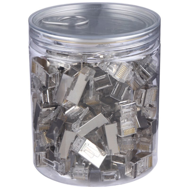 سوکت شبکه D-Net RJ45 EZ Cat6 SFTP بسته 100 عددی