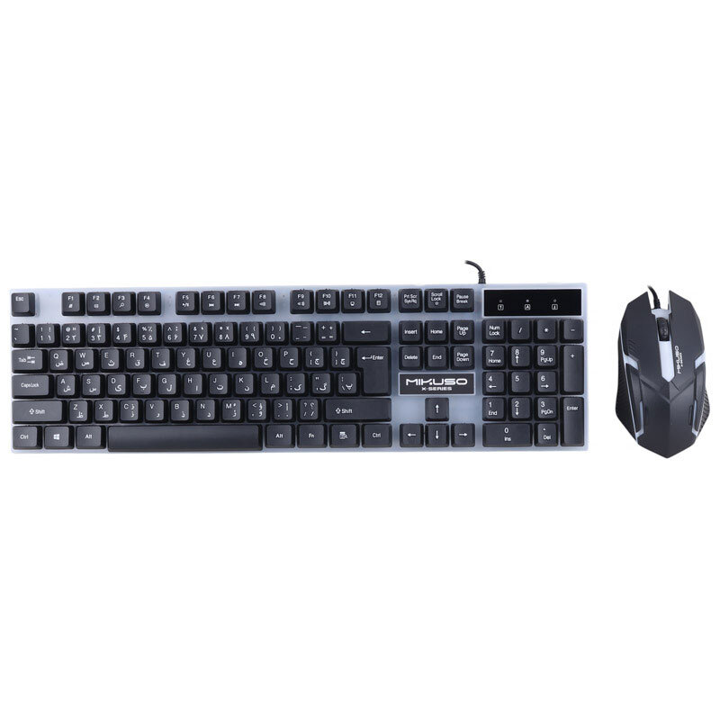 کیبورد و موس گیمینگ میکوسو XK-01