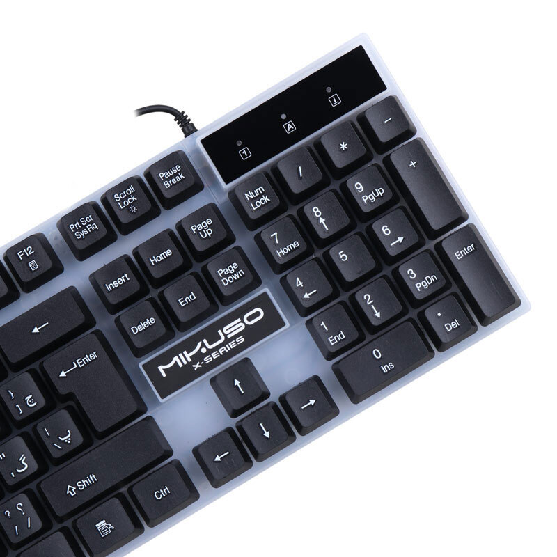 کیبورد و موس گیمینگ میکوسو XK-01