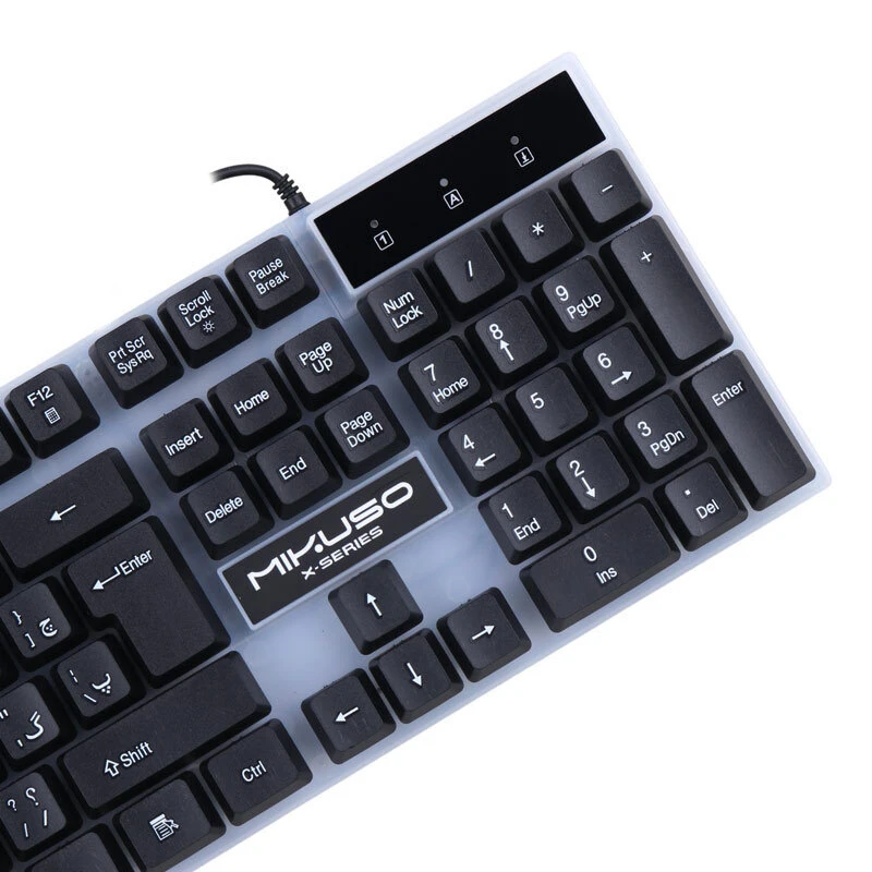 کیبورد و موس گیمینگ میکوسو XK-01