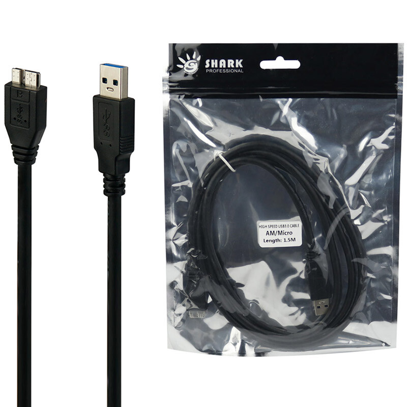 کابل هارد Shark USB3.0 1.5m