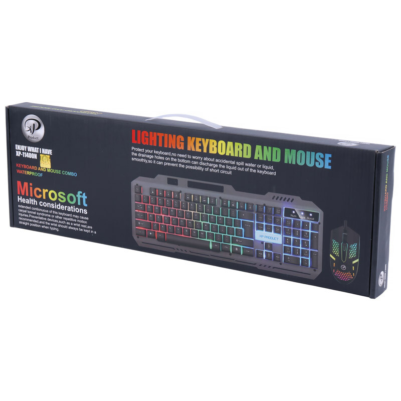 کیبورد و موس گیمینگ ایکس پی پروداکت XP-11400N