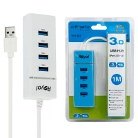 هاب 4 پورت USB3.0 رویال RH3-303