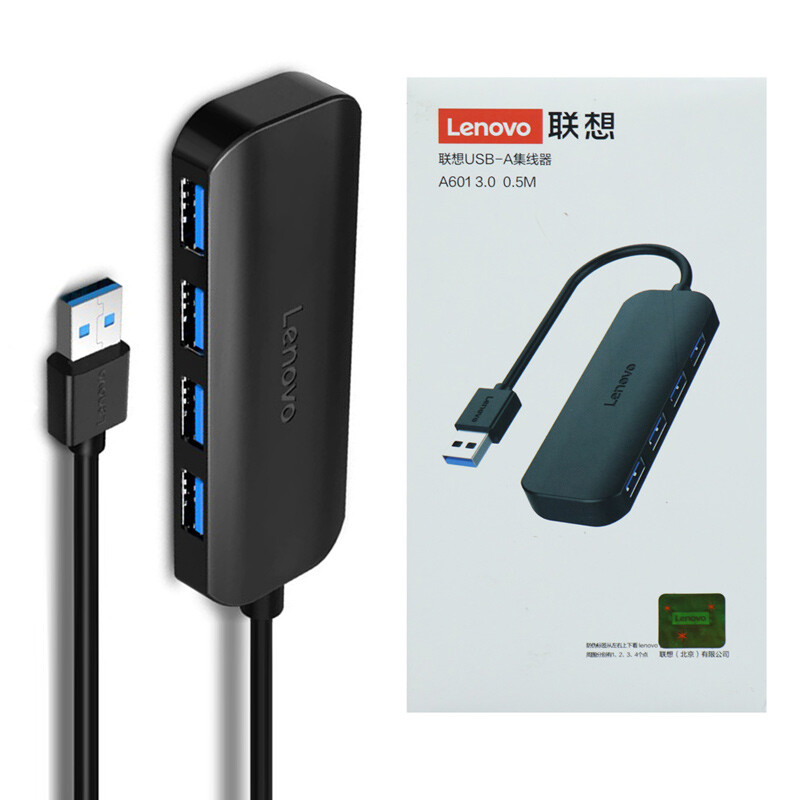 هاب 4 پورت USB3.0 لنوو Hub Splitter A601