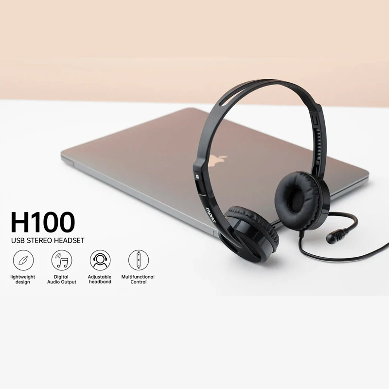 هدست سیم دار Rapoo H100