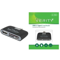 OTG + رم ریدر Verity C-103 Type-C