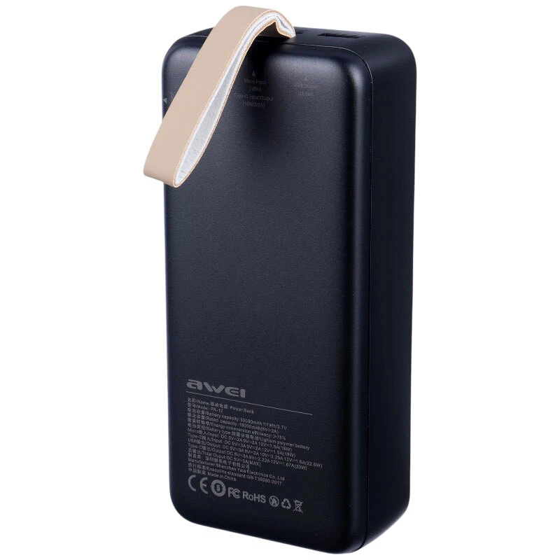 پاوربانک فست شارژ اوی PA_12 QC3.0 PD 22.5W ظرفیت 30000 میلی آمپر ساعت