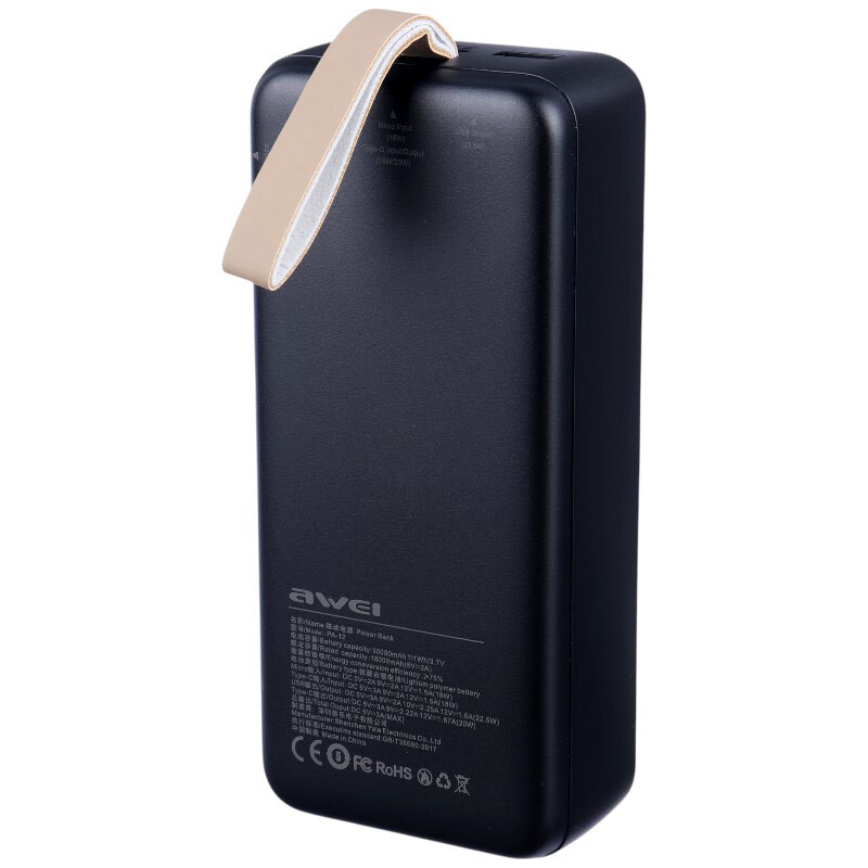 پاوربانک فست شارژ اوی PA_12 QC3.0 PD 22.5W ظرفیت 30000 میلی آمپر ساعت