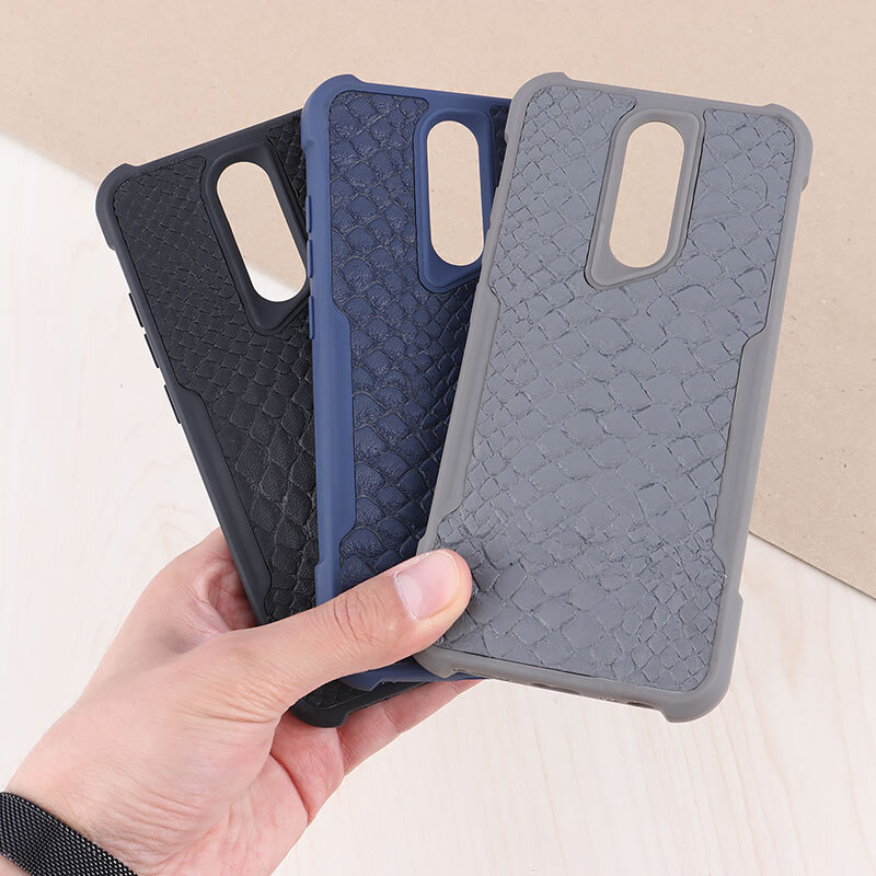 قاب چرمی شیائومی Redmi 8 سوسماری