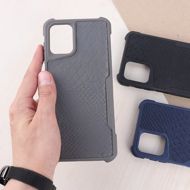 قاب چرمی سامسونگ Galaxy A12 / M12 سوسماری