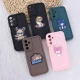 قاب سولید چراغ دار سامسونگ Galaxy A15 عروسکی برجسته محافظ لنزدار