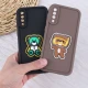 قاب سولید چراغ دار سامسونگ Galaxy A30s / A50 / A50s عروسکی برجسته محافظ لنزدار