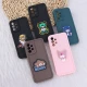 قاب سولید چراغ دار سامسونگ Galaxy A32 4G عروسکی برجسته محافظ لنزدار