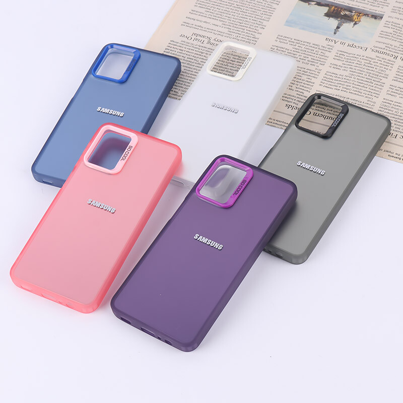 قاب PC So Cool سامسونگ Galaxy A12 / M12 پشت مات لوگودار