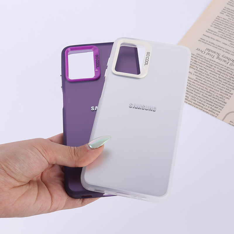 قاب PC So Cool سامسونگ Galaxy A12 / M12 پشت مات لوگودار