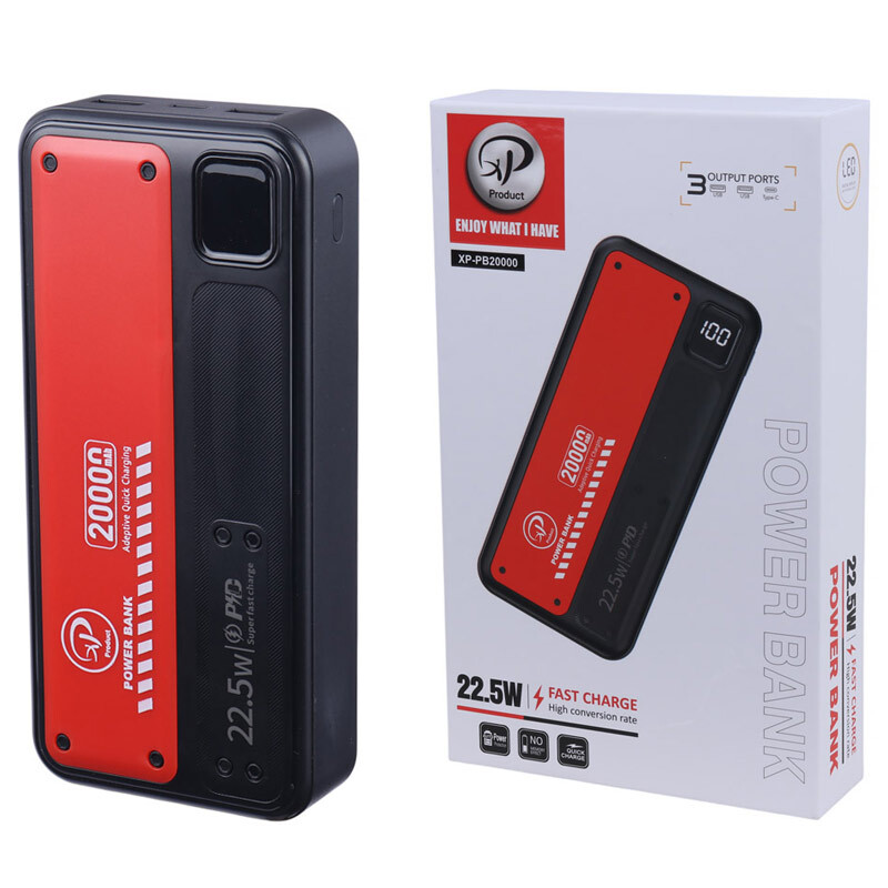 پاور بانک فست شارژ ایکس پی پروداکت XP-PB20000 PD 22.5W ظرفیت 20000 میلی آمپر ساعت