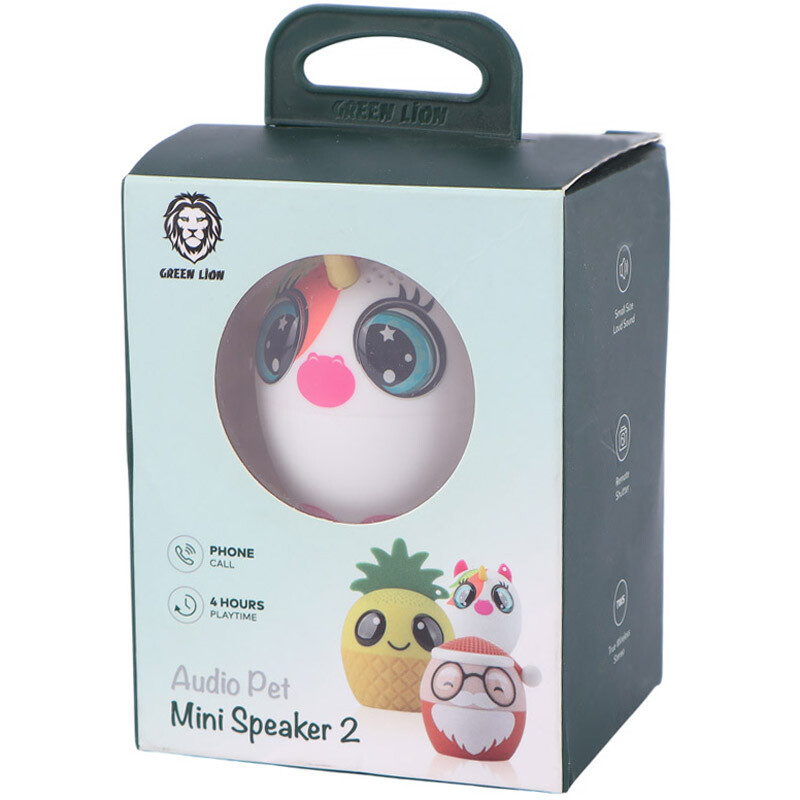 اسپیکر بلوتوثی گرین لاین Audio Pet Mini Speaker 2 طرح تک شاخ