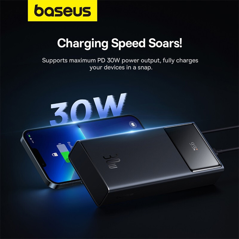 پاور بانک فست شارژ باسئوس Star-Lord P100229071 PD 30W ظرفیت 10000 میلی آمپر ساعت