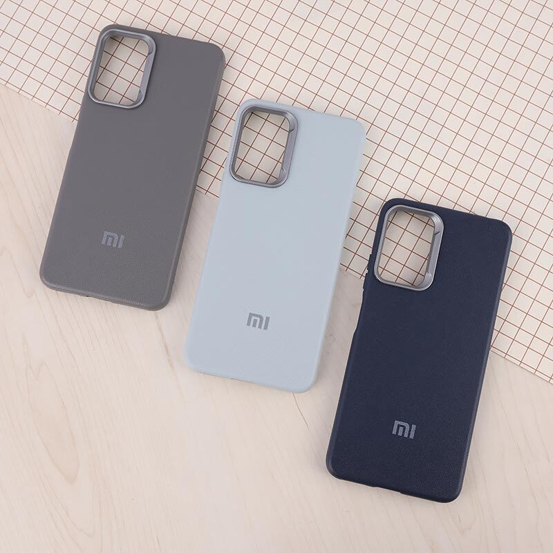 قاب چرمی ژله ای Leather شیائومی Redmi Note 11 Pro / Note 11 Pro Plus 5G (India) لوگودار