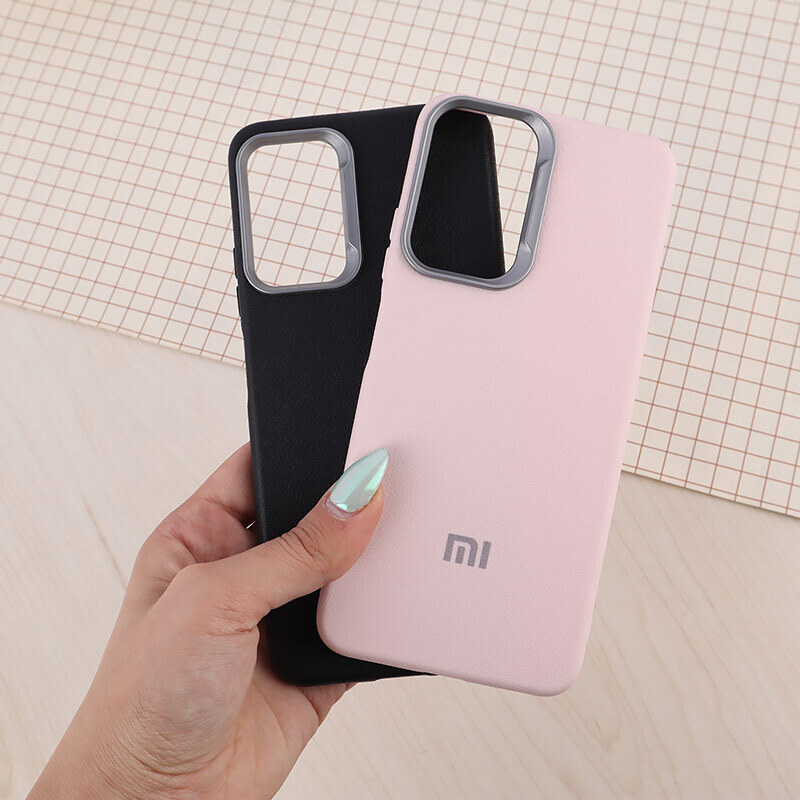 قاب چرمی ژله ای Leather شیائومی Redmi Note 11 Pro / Note 11 Pro Plus 5G (India) لوگودار