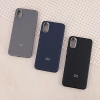 قاب چرمی ژله ای Leather شیائومی Redmi 9A لوگودار