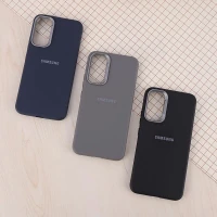 قاب چرمی ژله ای Leather سامسونگ Galaxy A34 لوگودار