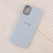قاب چرمی ژله ای Leather سامسونگ Galaxy A03 Core لوگودار